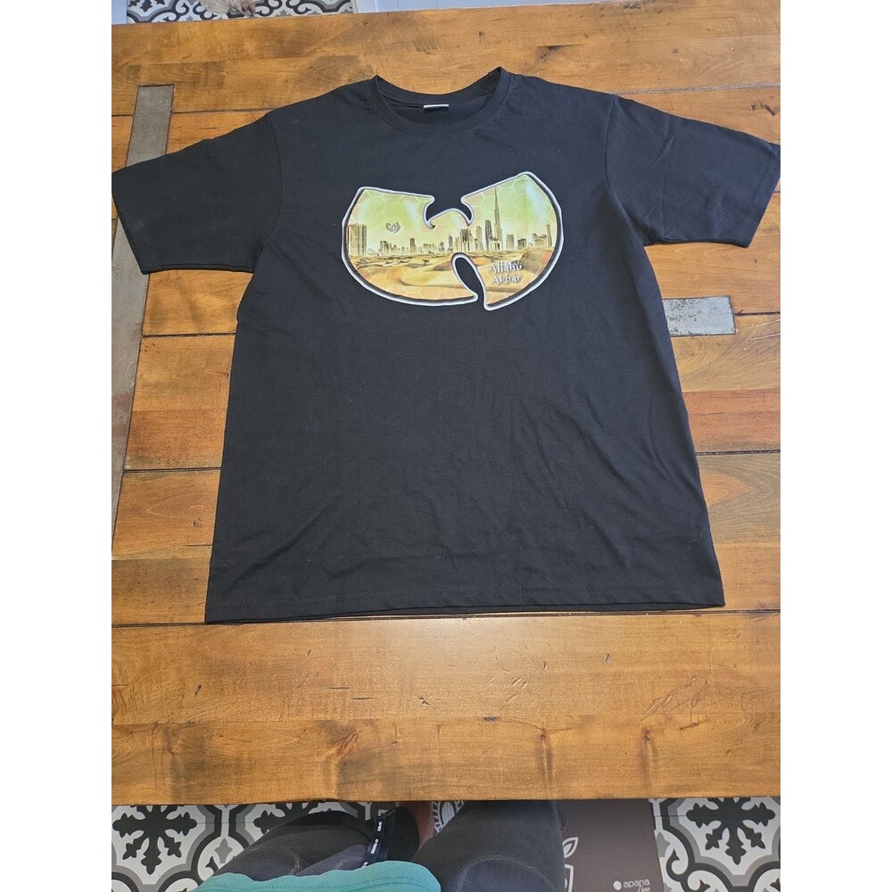 Ghostface Killah Dubai Souvenir T Shirt Large Double Sided Hip Hop Logo
